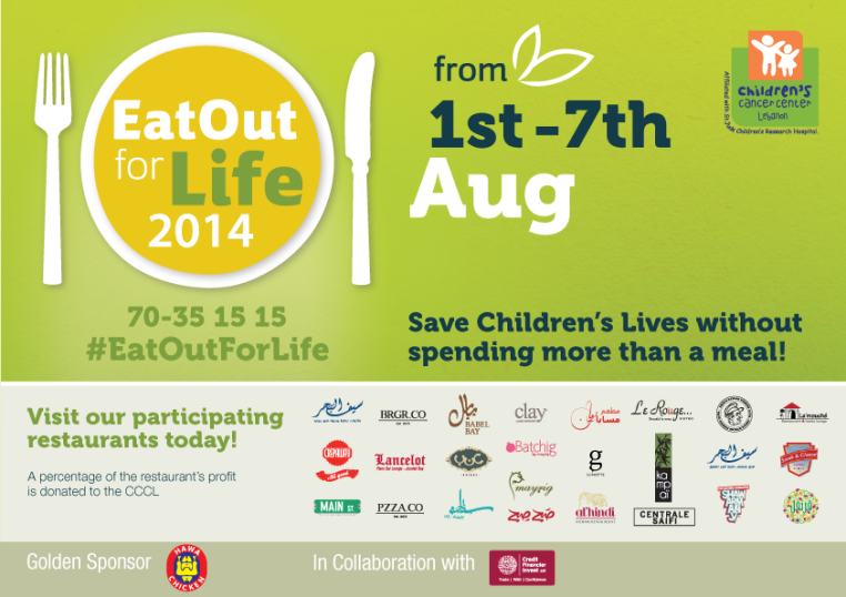 CCCL s Eat Out for Life 2014